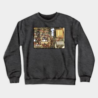 1960s Solid State Radio Circuit Board Crewneck Sweatshirt